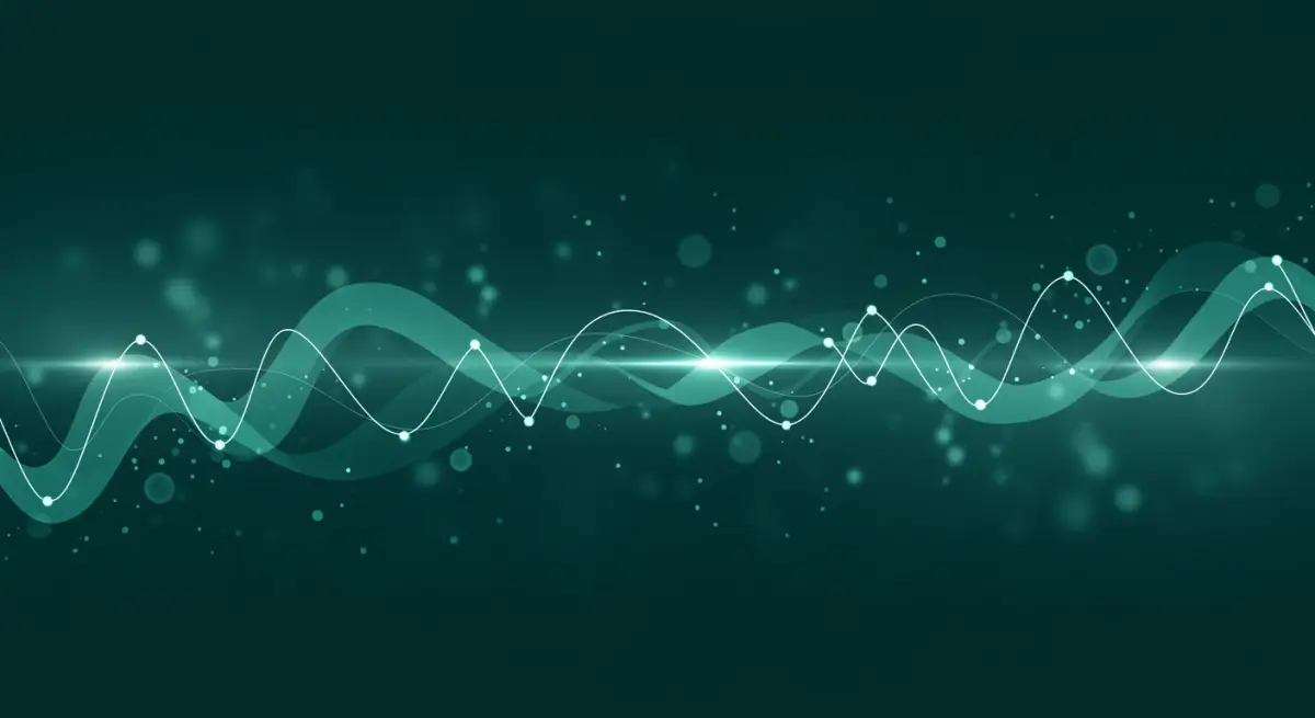 Abstract medical AI data visualization showcasing charts and biomarkers