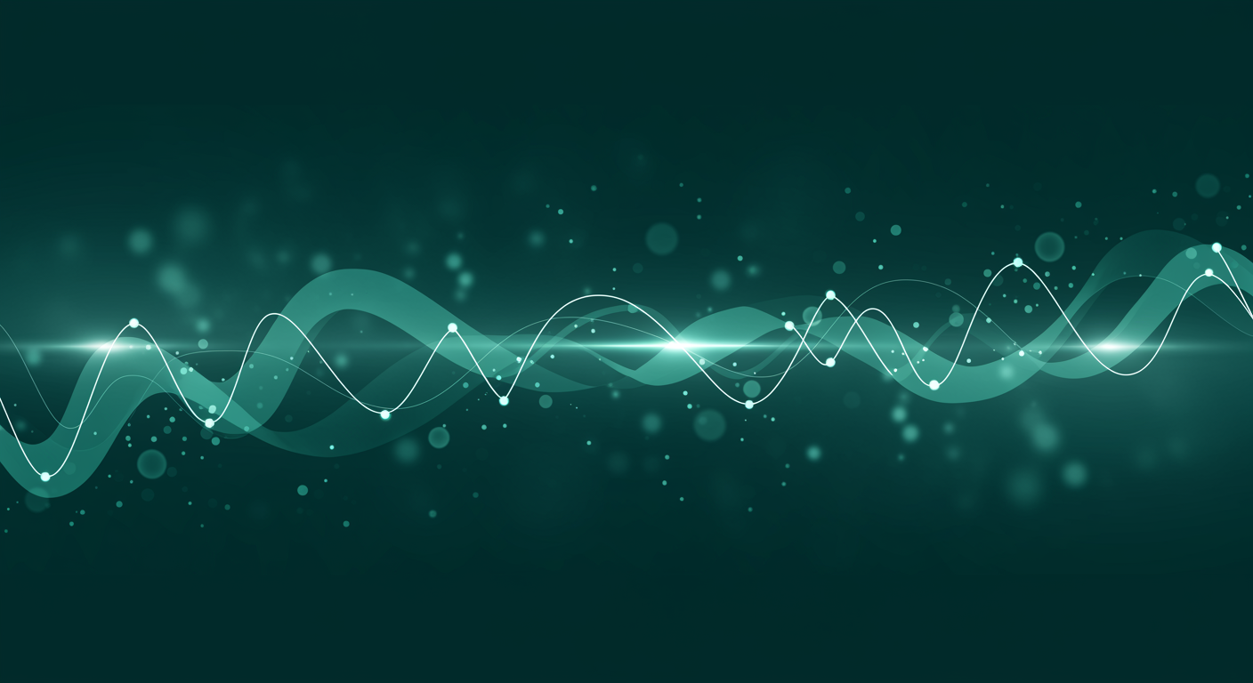 Abstract medical AI data visualization showcasing charts and biomarkers
